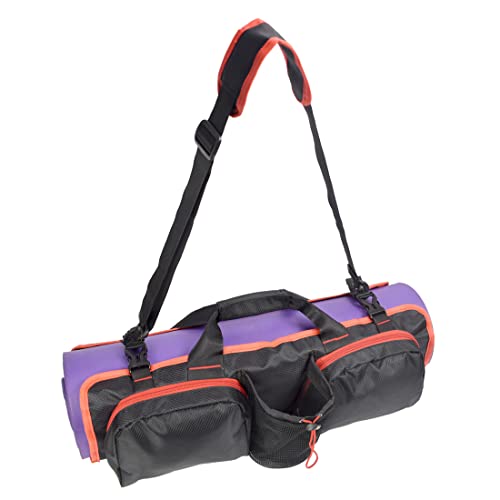 Blue Handcart Yoga Mat Bag, Yoga Mat Carrier Pouch Tote With Adjustable Shoulder Straps Internal And Outside Storge Pocket , Bh-0204004 Bh-0204004 #TOP4