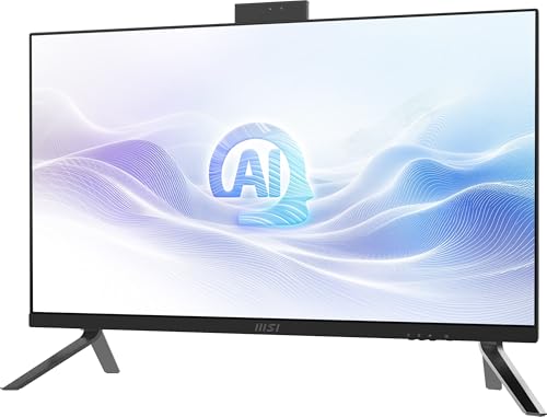 Image of msi Modern AM273Q AI AIO Desktop: 27 inch QHD, Intel Core 5-125H, 16GB Memory, 1TB M.2 NVMe SSD, WiFi 6E, BT 5.3, Black, Windows 11 Pro: 1UM-039US