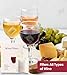 YARKOR Wine Filter 12 Packs, Removes Histamines and Sulfites, Reduce and Alleviate Wine Allergies & Sensitivities - Stops Red Wine Headaches Nausea, Natural Purifier Filters