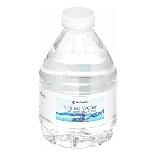 PACK OF 10 Purified Water 8 oz. bottle, 80 pk -Small Bottles Of Water. Total 800 bottles