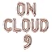 HAIOPS On Cloud 9 Balloons Banner for 9 Years Old Birthday Party Decoration Girl 9th Party Supplies