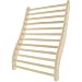 Produktbild Elbe XXL Rückenlehne Sauna, Kanadischer Schierling Rückenlehne, S Form Rückenlehne, Ergonomisch, mit rutschfesten Stopper 58x38cm
