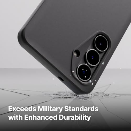 RhinoShield Phone Case Compatible with MagSafe for Galaxy S25 FE | SolidX - Reinforced Shock-Absorbing Protection, Minimal and Slim Design with Military Grade Drop Protection - Classic Black by RhinoShield - Used condition - Image 3