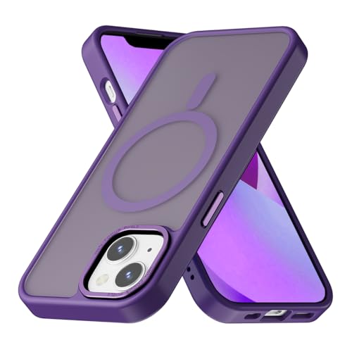 PinLiSheng Magnetic for iPhone Case (Purple, iPhone 13/14)