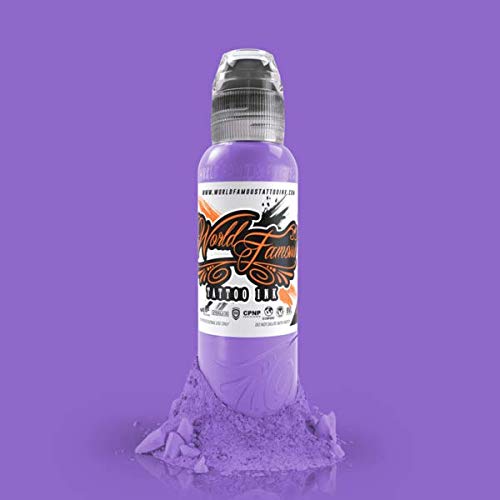 World Famous Purple Tattoo Ink, Vegan And Professional Ink, Made In Usa, Amethyst, .5 Oz #TOP1
