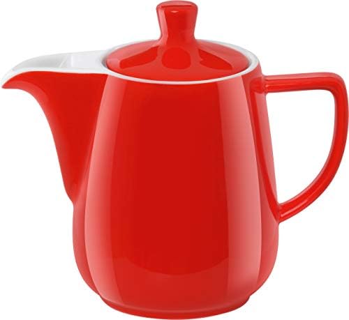 Melitta 219094 dzbanek porcelanowy dzbanek do kawy 0,6 l czerwony