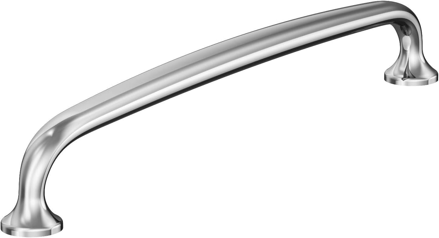 Amerock BP5405526 | Polished Chrome Appliance Pull | 12 inch (305mm) Center-to-Center Cabinet Handle | Renown | Furniture Hardware