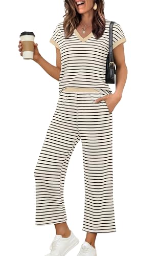 Sampeel 2 Piece Sets for Women Fashion Clothing Trendy Resort