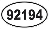 US Decal, Inc. Number 92194 Oval Sticker