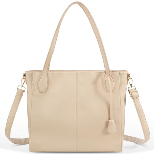 Bolso tote grande para mujer de cuero vegano miniatura 7