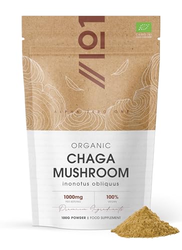 Alpha01 Organic Chaga Mushroom Powder 100g