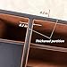 NA PU leather Desk Organizer with drawer pen holder for desk Multifunctional home thickened storage box as remote control holder makeup storage organizer HeBen1036