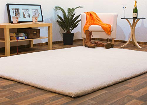 Steffensmeier Berber Teppich Natur aus 100% Schurwolle Royal Kenitra 20/20 Double Wollweiss,...