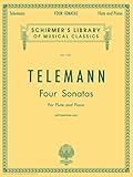 G.p. telemann: four sonatas for flute and piano (Schirmer Library of Classics)