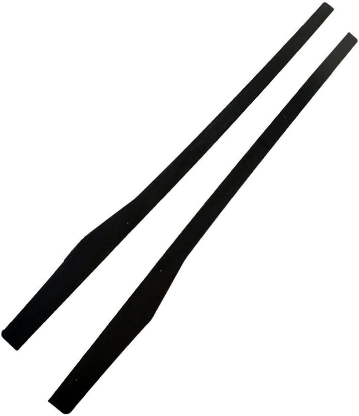 NINTE Side Skirts Fit for 2015-2021 Mercedes Benz W205 Sport C Class C43 C63 AMG C200 C300 2/4 Door ABS Gloss Black Extension Rocker Panels
