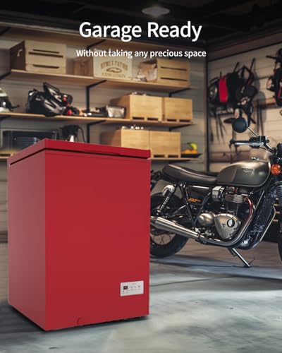 ADT Low temperature Chest Freezer 3.5 Cubic Feet Free-Standing Top Door Freezers 14℉ to -40℉ on Fridge.com