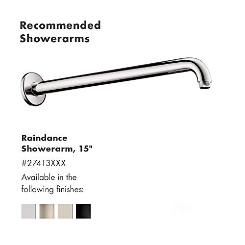 Hansgrohe 04388000 Croma Soffione Doccia 1,8 Galloni Al Minuto, Cromato - 6