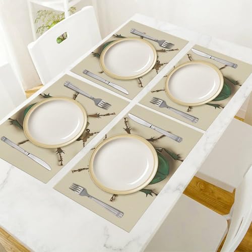 Sets de table lavables en PVC pour éliminer les taches - 7