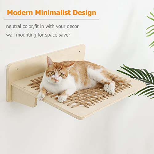 Cat Bed Wall Mounted Hammock For Large Cats Or Kitty,Wood Cat Wall Shelves And Perches Indoor Cat Beds & Furniture For Sleeping And Lounging #TOP3