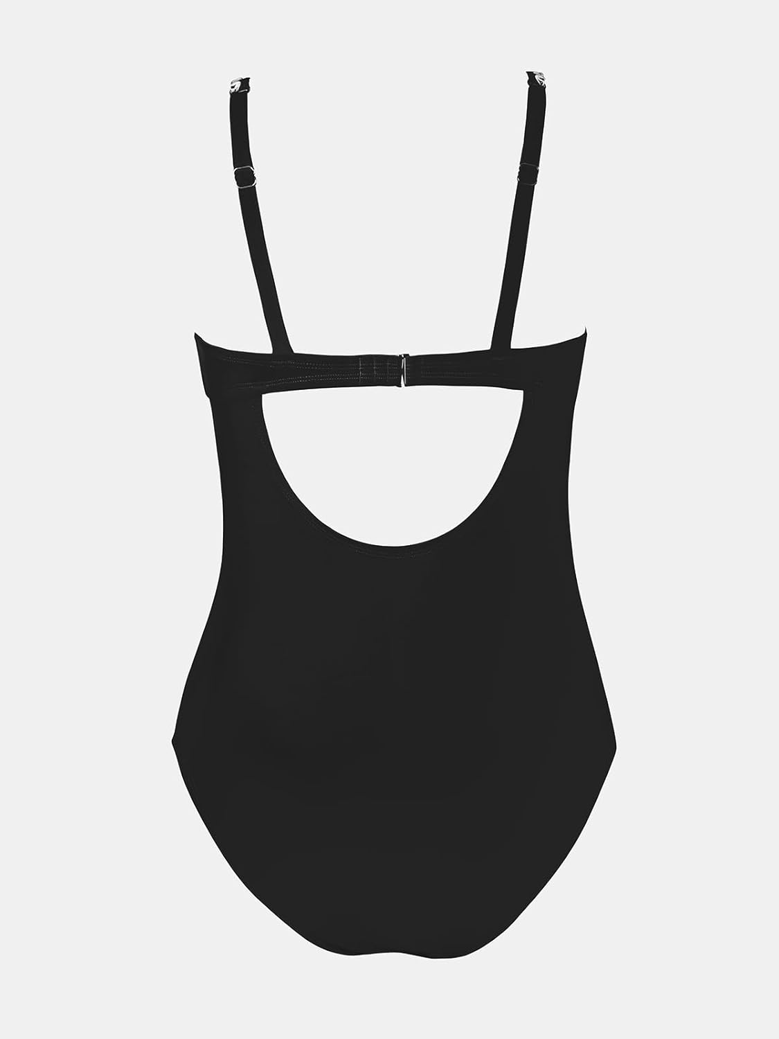 CUPSHE Women's Maternity One Piece Swimsuit Adjustable Strap Ruched Shell Stitched Back Cutout Bathing Suit for Pregnancy - Image 7