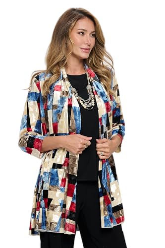 Jostar Velvet Burnout Princess Jacket-4072VB-QRD1-B0152