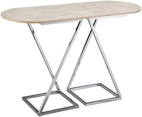 South Beach Console Table, Taupe Shagreen