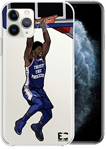 iPhone 6/6S iPhone 7/iPhone 8 Case Epic Cases Ultra Slim Crystal Clear Basketball Series Soft Transparent TPU Case Cover Apple (iPhone 6/6s) (iPhone 7) (iPhone 8) - Embiid (iPhone 6/7/8)