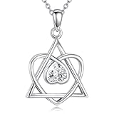 Materiale: la collana adozione da donna è realizzata in argento sterling 925, è priva di nichel, piombo, cadmio, ipoallergenica, resistente all'ossidazione, non sbiadisce facilmente e adatta per un uso prolungato.