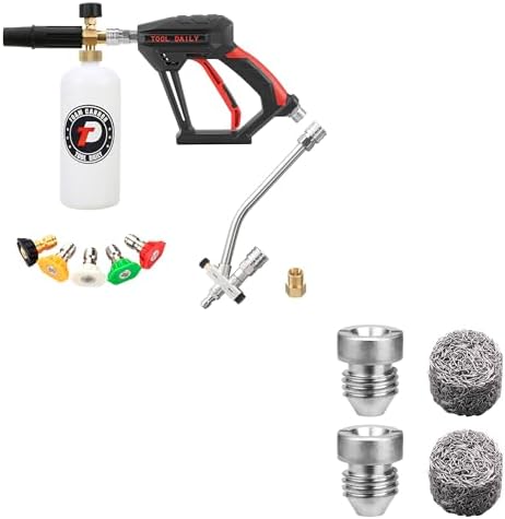 Tool Daily Short Pressure Washer Gun with Foam Cannon, 1.1 mm Orifice for Foam Cannon and Foam Maker image 2