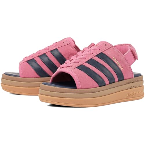 [アディダス] ガゼル ボールド サンダル W W GAZELLE BOLD SANDAL W ピンクフュージョン/シャドーネイビー/ゴールドメタリック KK4221 27.5cm