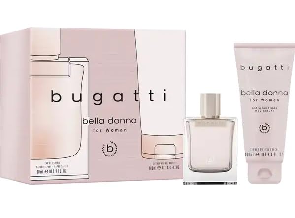 bugatti Bella Donna Gift Set 1 x 60 ml Eau de Parfum 1 x 100 ml Shower Gel