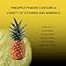 Pineapple Powder 8 oz, Spray-Dried, Quick-Dissolving - Natural Vitamin C, Manganese & Bromelain - Great for Smoothies, Baking, Sauces & Teas
