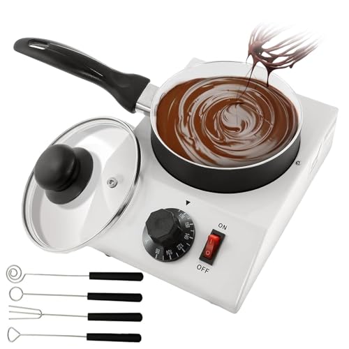 Fuente eléctrica para fundir chocolate con temperatura ajustable miniatura 1