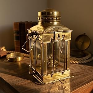 Casa In Ottone Massiccio 100% Lavorare Nautical Minatore Lampada Nave Olio Lanterna Marittima