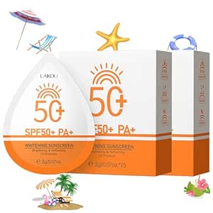 Amazon.com: 2g*30PCS Travel Size Sunscreen SPF50+ PA+ – Mini Sunscreen ...