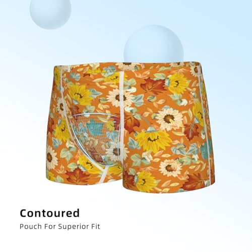 Boys' Cotton Boxer Brief Soft Underwear-Daisy Maple Fall4