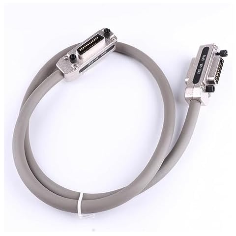 FUzha IEEE488 Cable GPIB Cable IEEE-488 GPIB Bus Interface Cable 0.5M 1M,2M,300CM,5M,10M with Metal Hood&case(2m) Cover