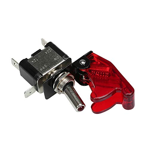 Yorten Chave seletora do carro 12V 20A LED luz alternada interruptor da ignição do motor ligado botã