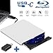 Produktbild Externe DVD Laufwerk Blu Ray USB 3.0 Blu Ray DVD BrennerType C Bluray CD DVD RW Rom Player Tragbar für Windows 10/7/8 / Vista/XP/Mac OS Linux