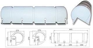 Trem-Protector Puentes de PVC Blanco Inflable L mm 885 H mm 270 W mm Color: Negro