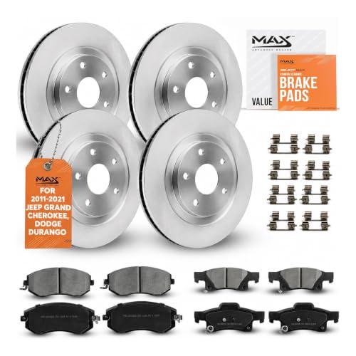 Image of Max Advanced Brakes Front & Rear Brake Kit For Jeep Grand Cherokee