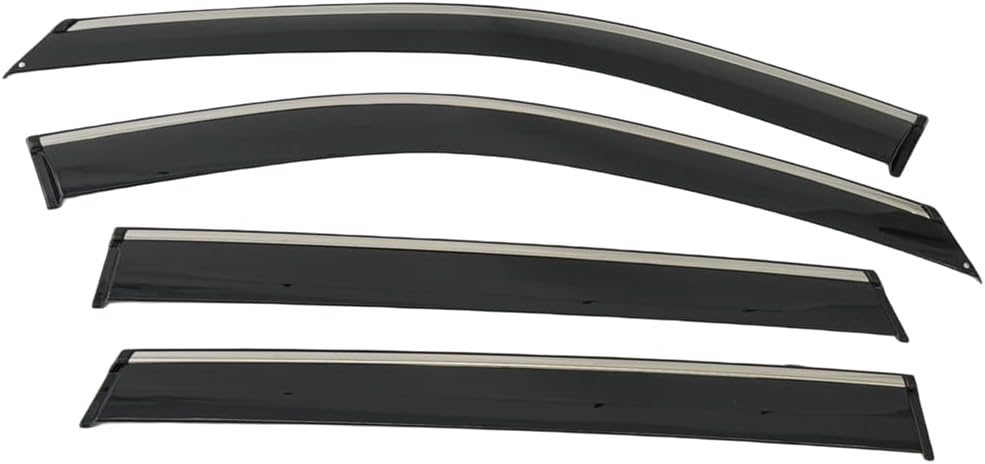 Vesul Compatible with Nissan Rogue 2014-2020 Retractable Cargo Cover Security Cover Screen Privacy Cover Tape on Window Wind Deflector Chrome Trim Rain Guard Vent Visor Shield Cover