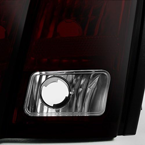 AKKON - For Ford Mustang Dark Red Tail Lights Brake Lamps Driver Left + Passenger Right Side Replacement Pair