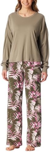 Schiesser Damen Schlafanzug lang - Modern Nightwear
