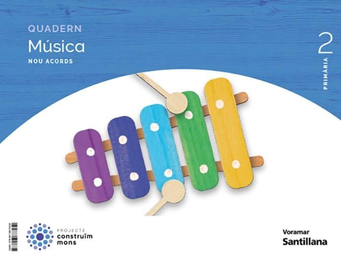 Musica 2º Educacion Primaria Quadern Nou Acords Valencia Ed 2023