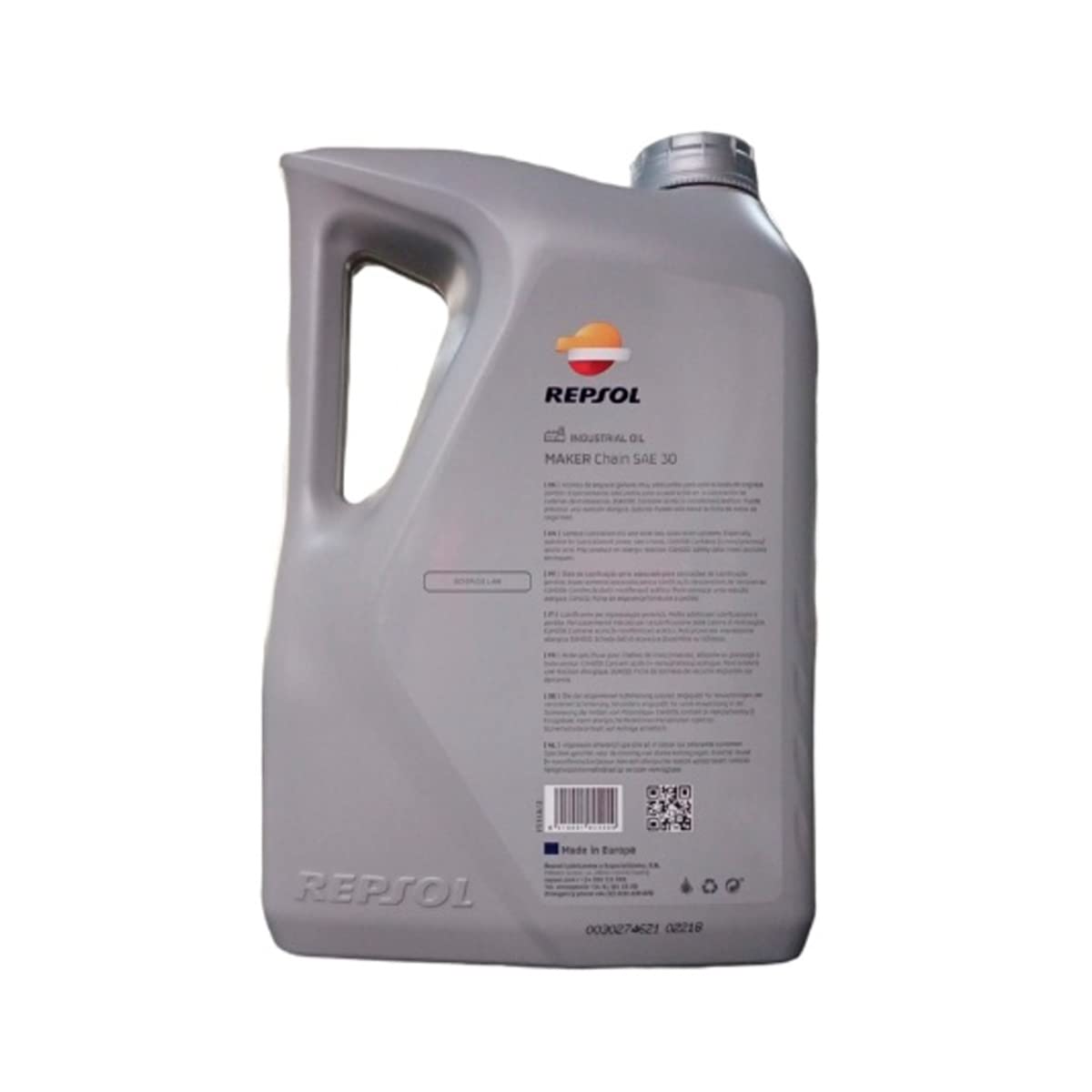 REPSOL MAKER CHAIN SAE 30 bidón 5 litros aceite motosierras ISO 5743/1 L-AN