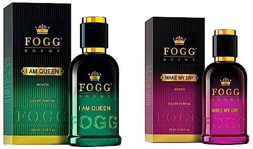 Image of FOGG Women Make My Day Spray Floral Scent, 100Ml And I Am Queen Spray Floral Scent, 100Ml