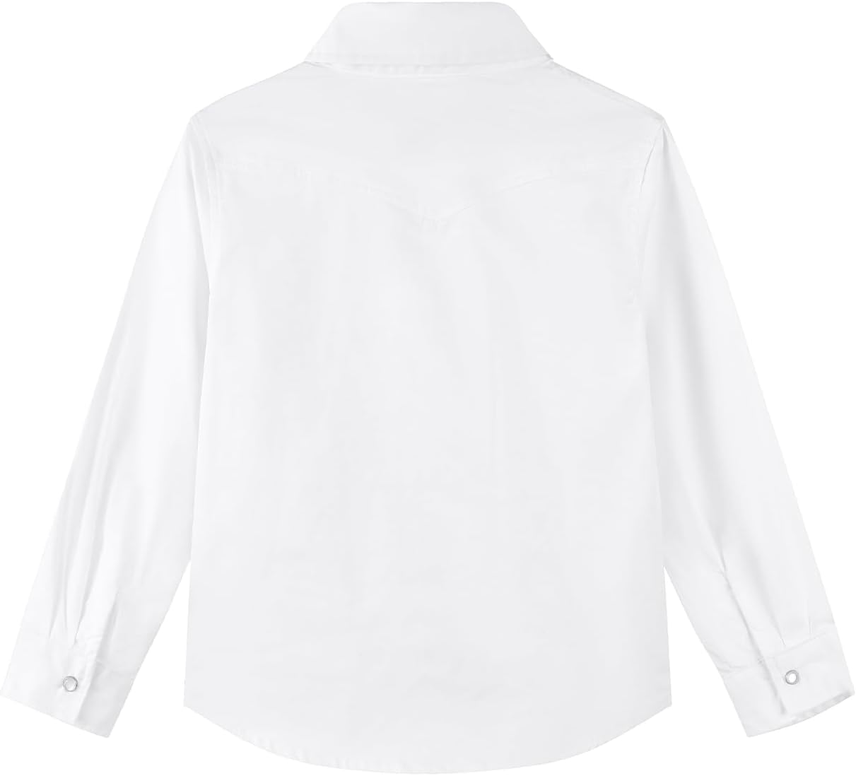 Noomelfish Girls Long Sleeve Western Pearl Snap Button Down Shirt Cowgirl Outfits Blouse Tops (5-14 Years)