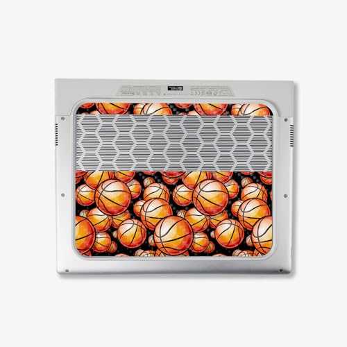 Image of MightySkins Carbon Fiber Skin Compatible with Alienware X14 R2 (2023) Full Wrap Kit - Basketball Life | Protective, Durable Textured Carbon Fiber Finish | Easy to Apply | Made in The USA