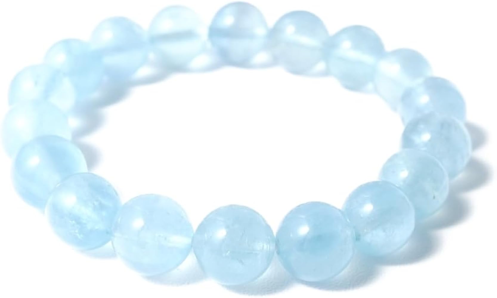 Amazon | ブルーコーン パワーストーン ブレスレット 天然石 アクア